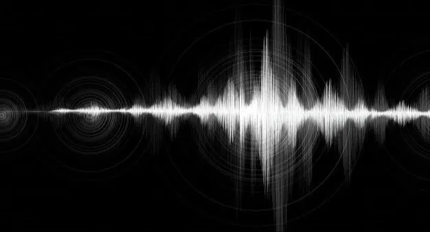 audio waveform