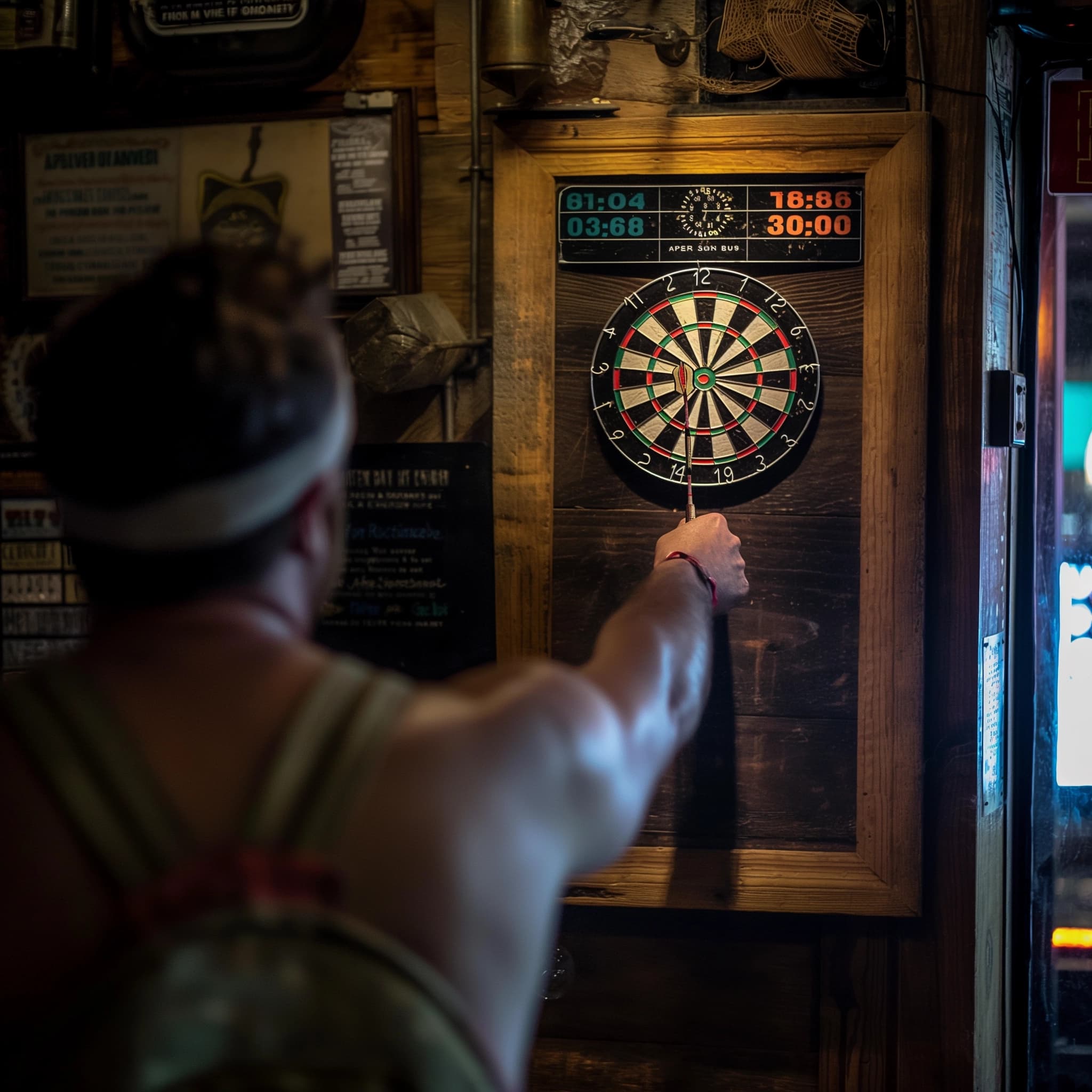 Human AI Detection Blindfolded Darts