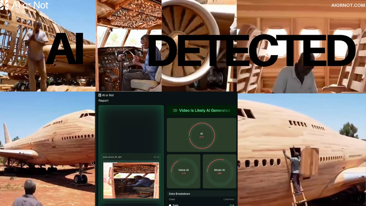 Is it AI? Detection Report for a Wooden Airplane Is it AI? Detection Report for a Wooden Airplane