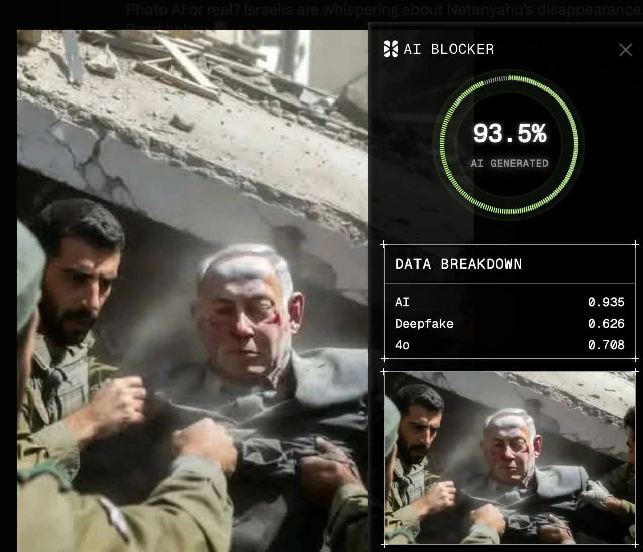 The AI Netanyahu Images Iran Spread (and AI or Not Detected) The AI Netanyahu Images Iran Spread (and AI or Not Detected)