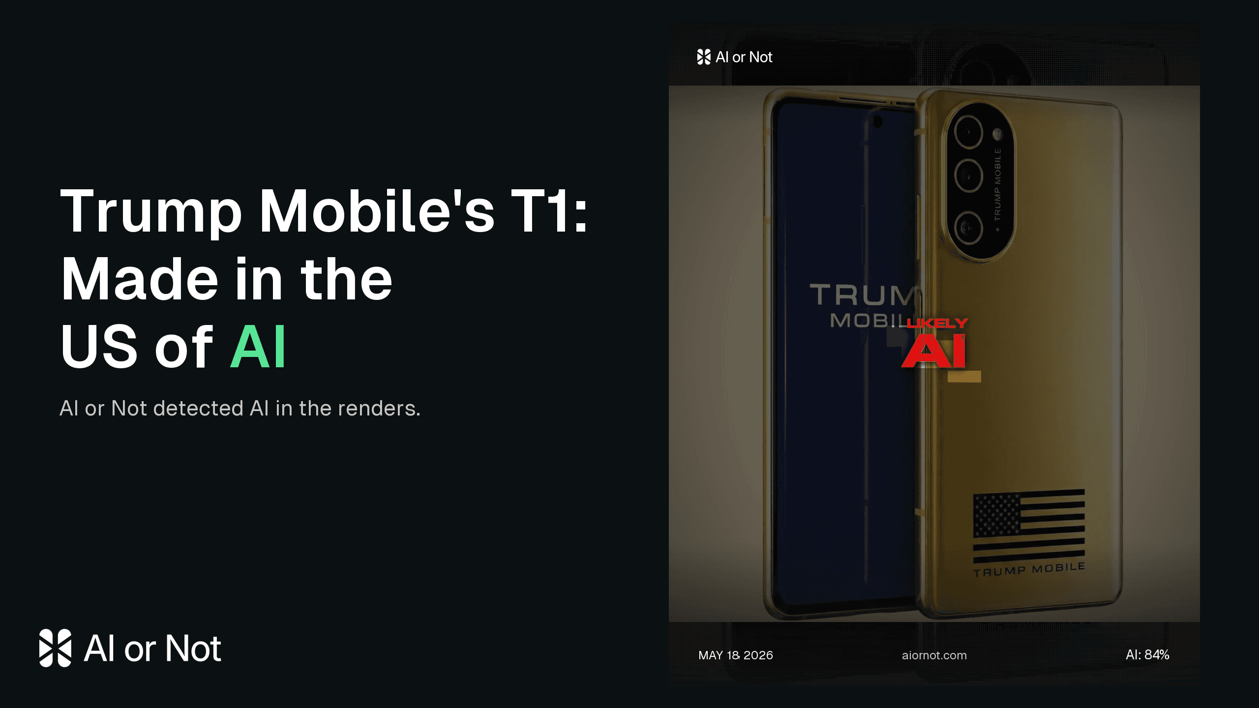 Trump Mobile's T1: Made in the US of AI Trump Mobile's T1: Made in the US of AI