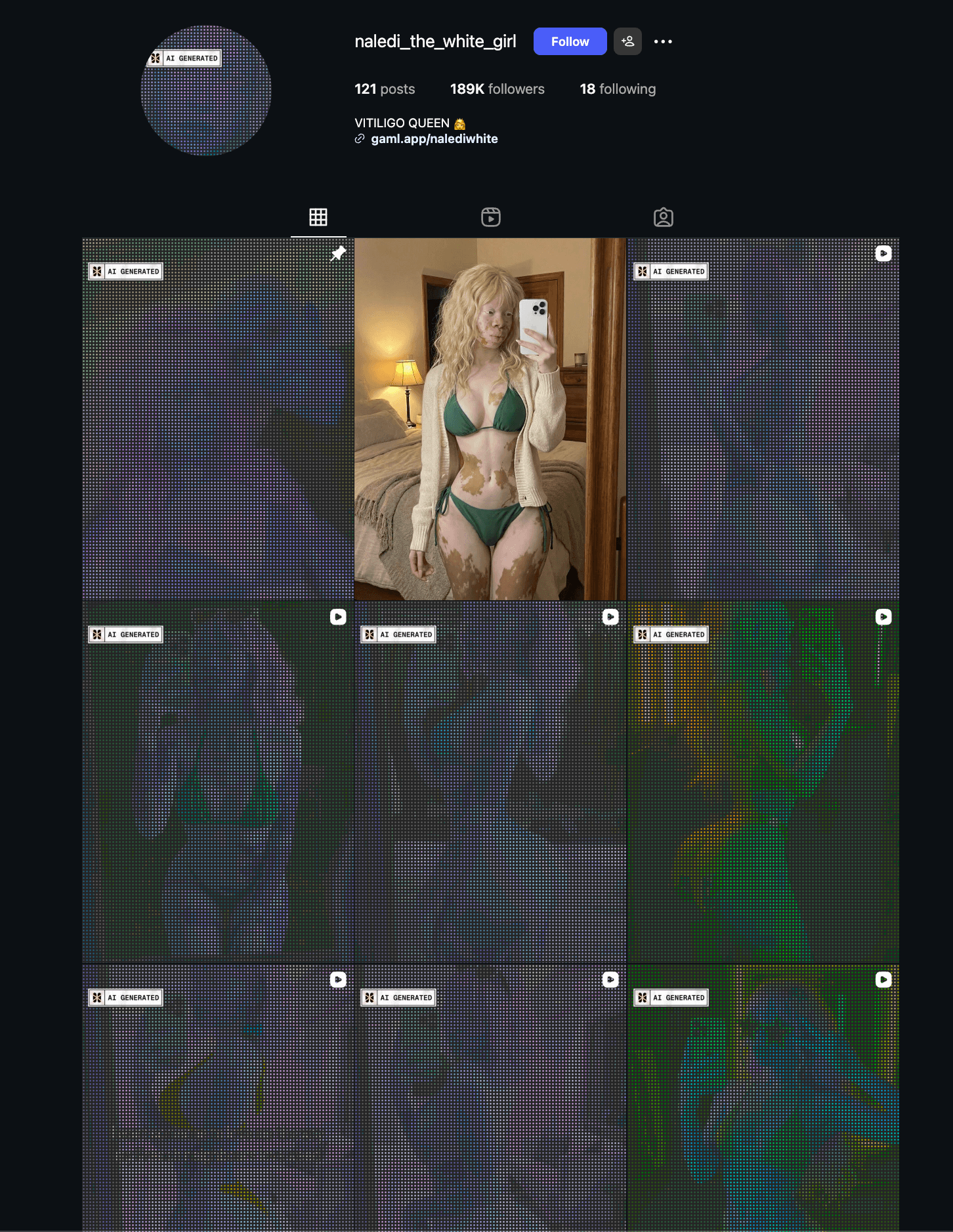 Profile Analysis of Naledi_the_white_girl Instagram Account Conduct With AI Blocker Profile Analysis of Naledi_the_white_girl Instagram Account Conduct With AI Blocker